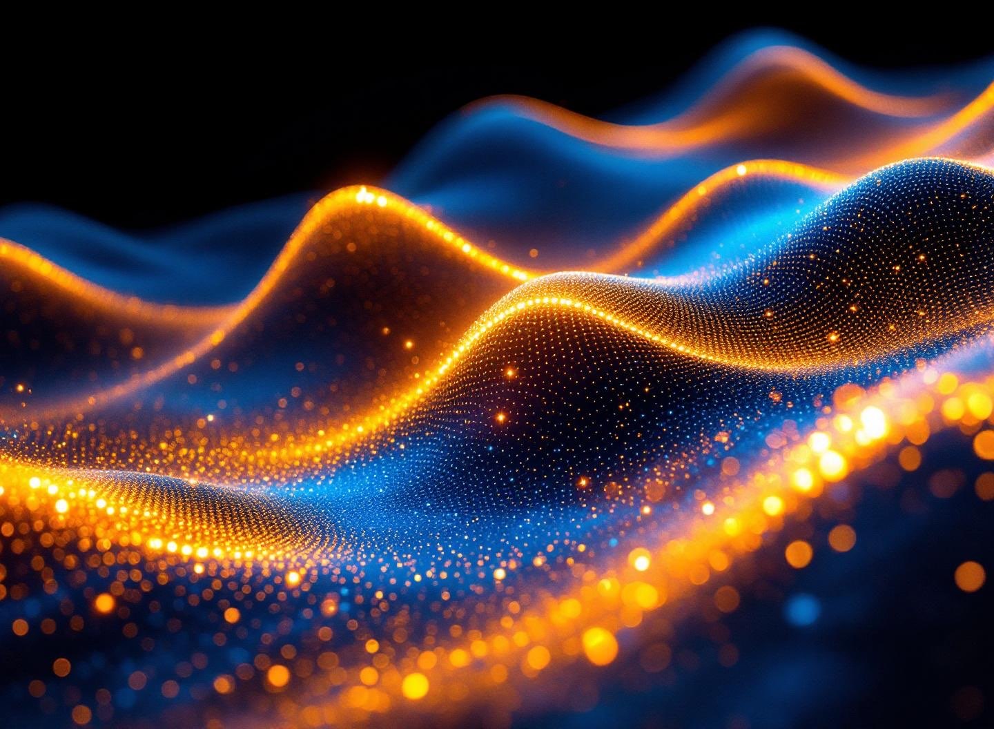 Sound waves transforming into sacred geometry